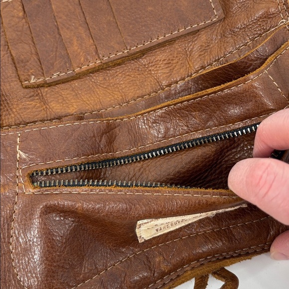 Ashley Watson Recycled Leather Brown Leather Wallet Vancouver Canada Brown - Picture 8 of 11